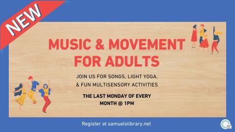 Poster Describing the Music and Movement for Adults Program