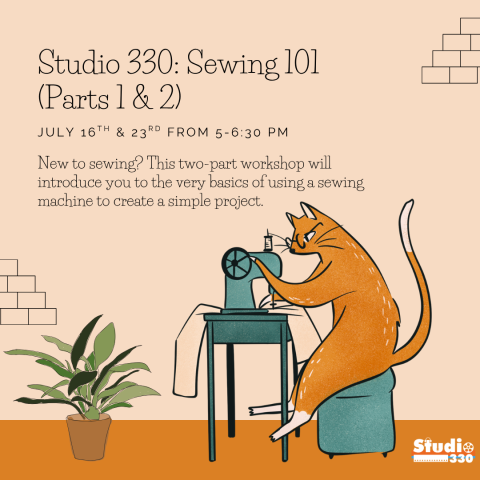 Sewing cat