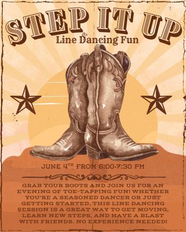 desert, big cowboy boots, sunset, event description