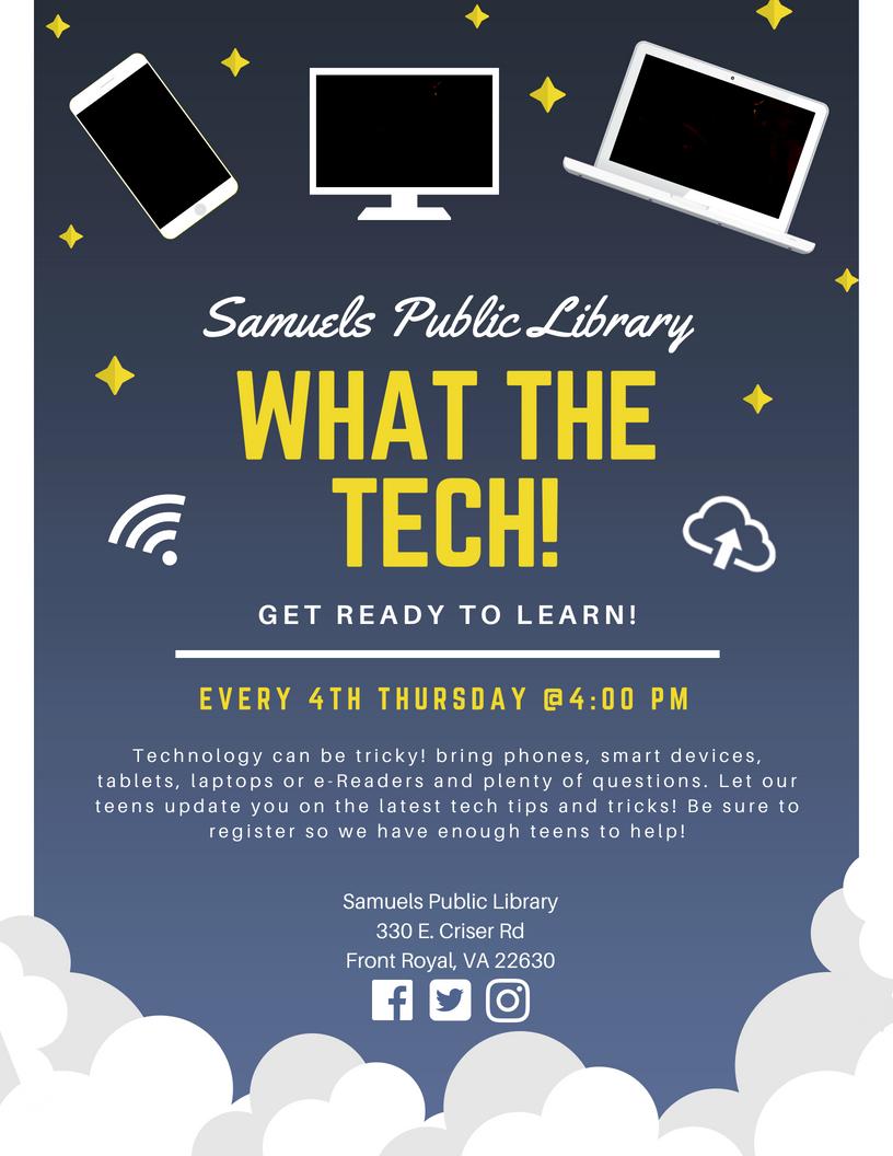 What the Tech! Flyer