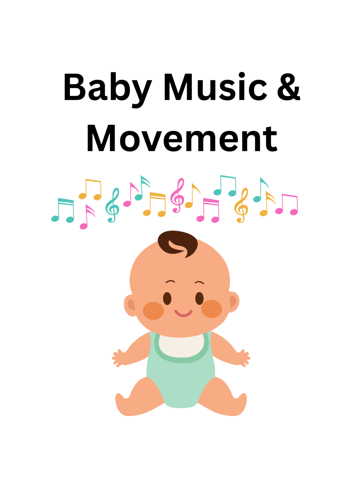 baby and music notes