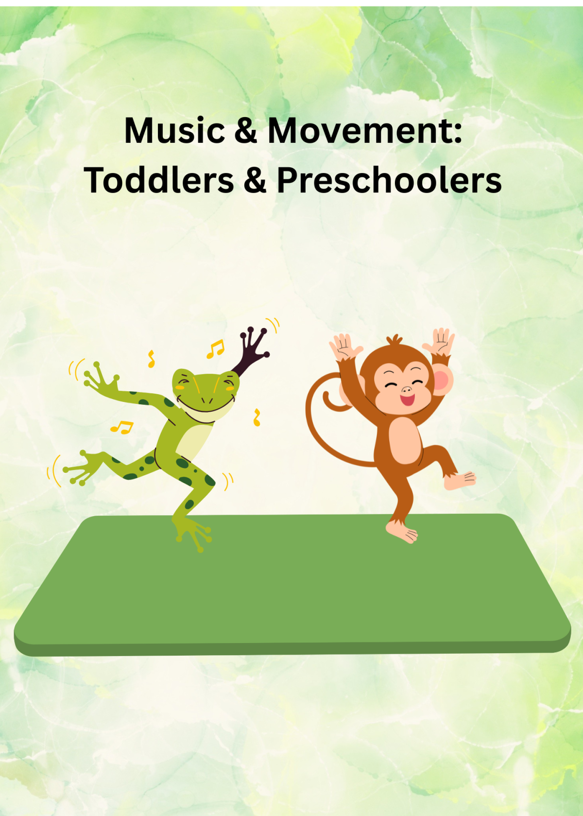 frog and monkey dancing