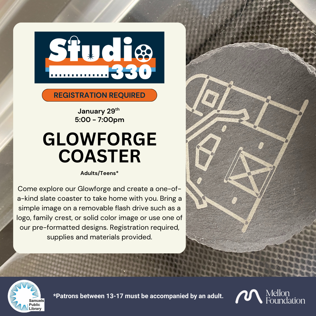 Laser engraved coaster.